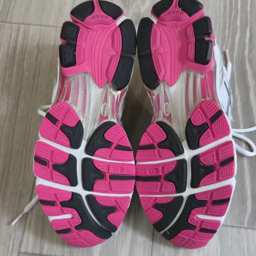 Asics Gel-Kayano 17 Running Women’s US 8.5 White Pink T150N Sneakers
